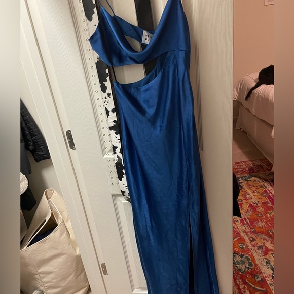 Hello Molly Satin Maxi Dress - Picture 4 of 4